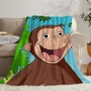 Curious George Bed Throw Blanket for Sofa Decoration Throws Blankets for Sofa Luxury Bedding Home Interior Blanket King Size 3