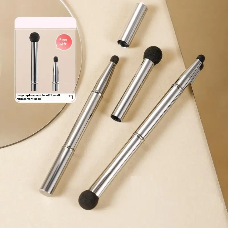 Double Ended Makeup Brush Set Detachable Travel Contour Concealer Brush Eyeshadow Blending Contouring Brush Face Cosmetic Tools