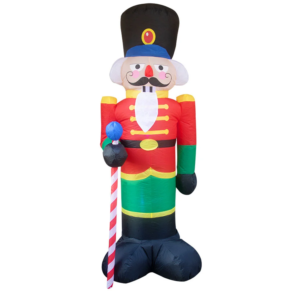 

Inflatable Santa Claus Huge Glowing Christmas Outdoor Decor Air Model Inflatable Santa Soldier Inflatable Santa Claus