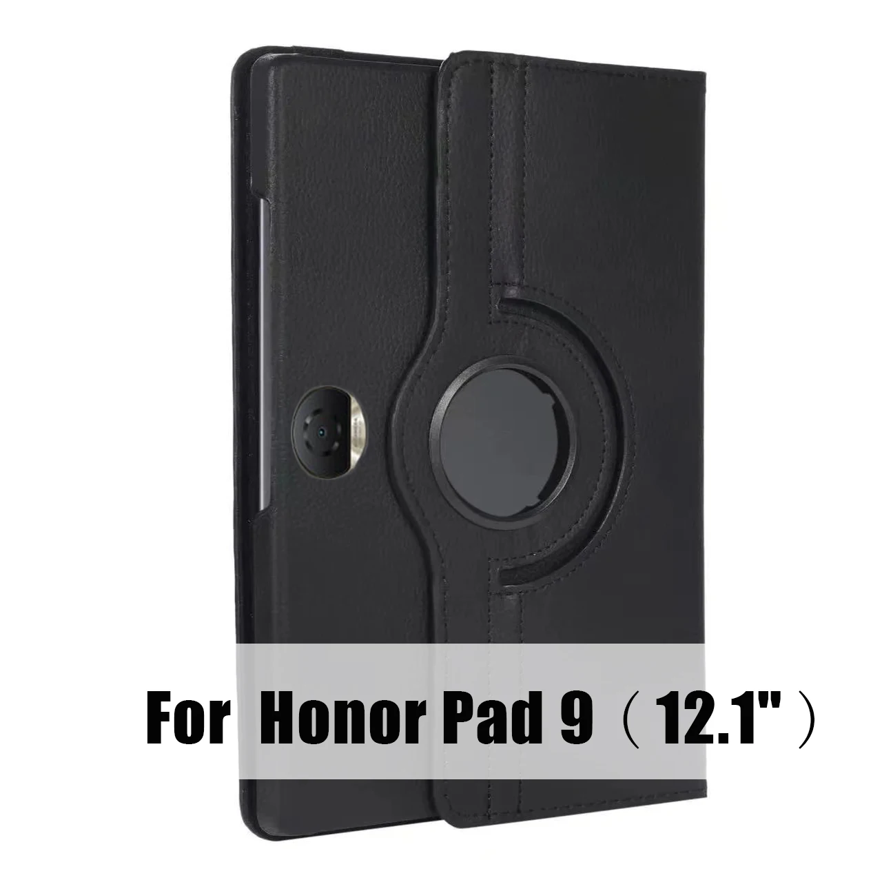 Premium PU Leather Rotating Stand Cover with Sleep Wake Function
