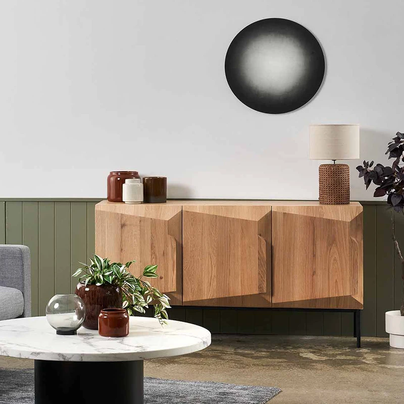 Dinner side cabinet, wooden sample room, porch cabinet, Italian living room storage cabinet, minimalist modern cabinet