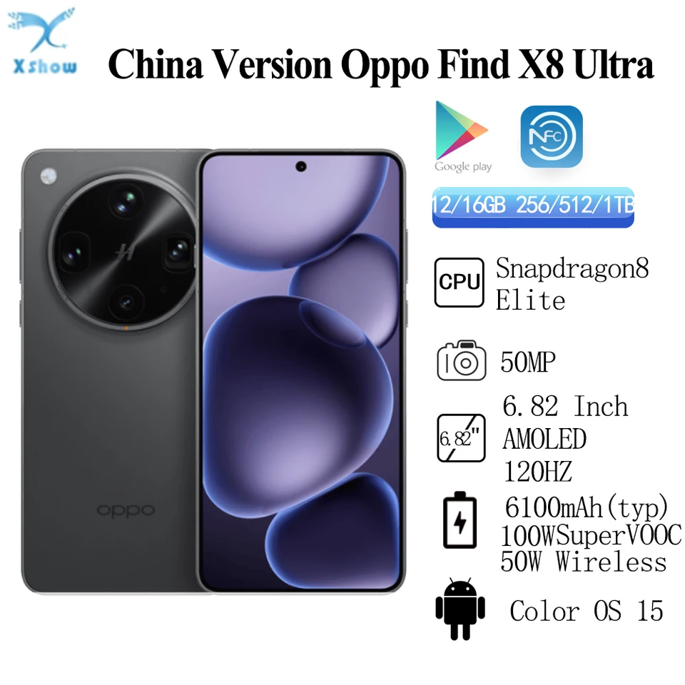 Oppo Find X8 Ultra Smartphone Snapdragon 8 Elite
