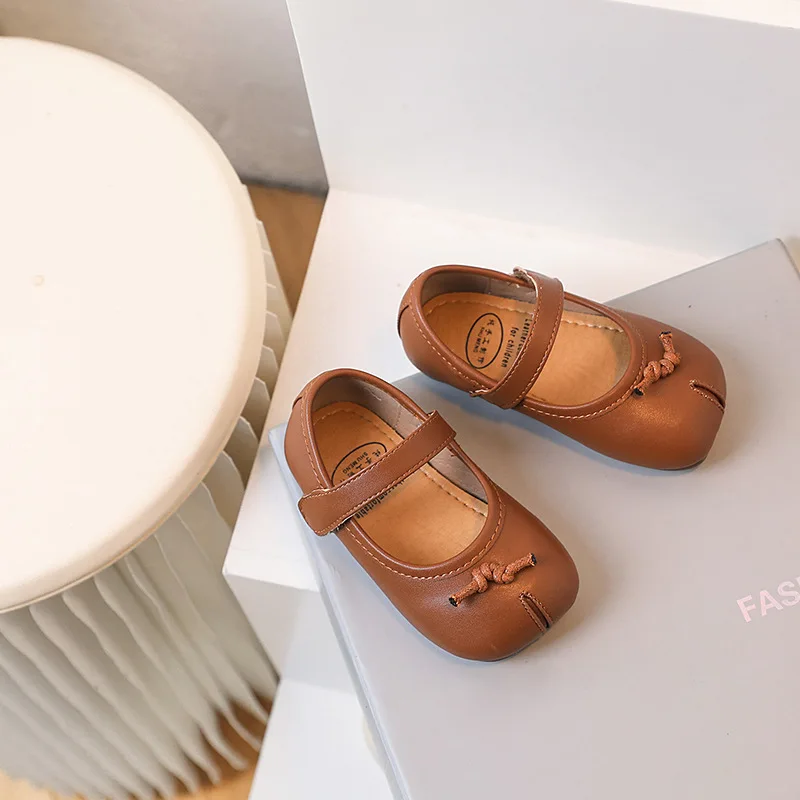 Children Leather Shoes Baby Soft Sole Toddler Shoes Girls Fashion Solid Princess Single Size 15-30