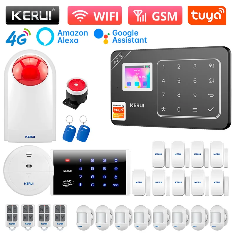 GSM 4G WiFi Alarm Security System Alarm for Home 433mhz Security Protection Alex