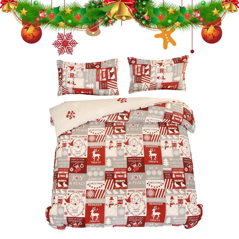 

Рождественское одеяло, постельное белье, рождественские комплекты постельного белья, одеяло, наволочки, пододеяльники и рождественские товары для вечеринок