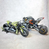 Gold Wing Touring Motorbike Model Building Blocks Technical 1:5 Scale Motorcycle Bricks Desk Decoration Assembly Set Kids Toys 5