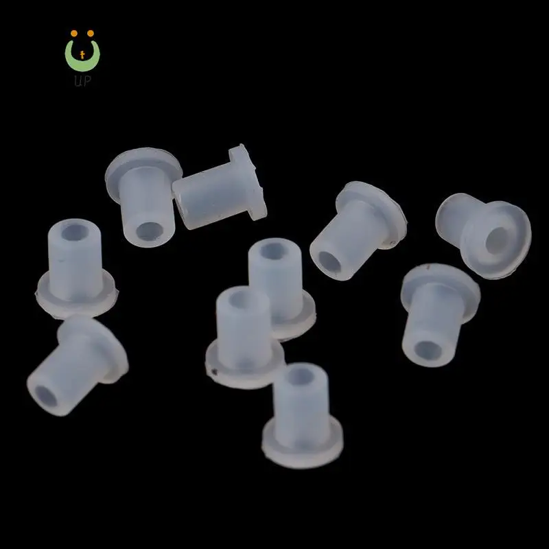 

10Pcs DIY Acessories Sealing Stopper White Silicon Rubber Plug