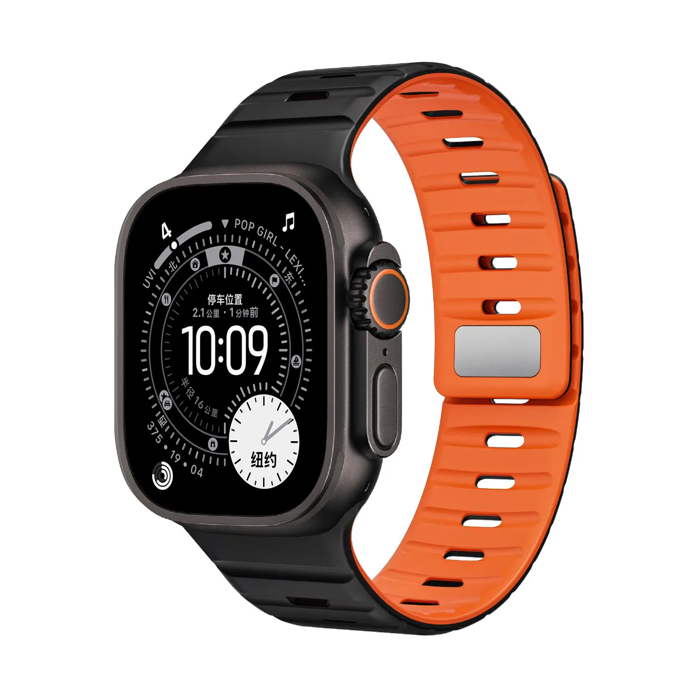 Magnetic Silicone Strap Bracelet
