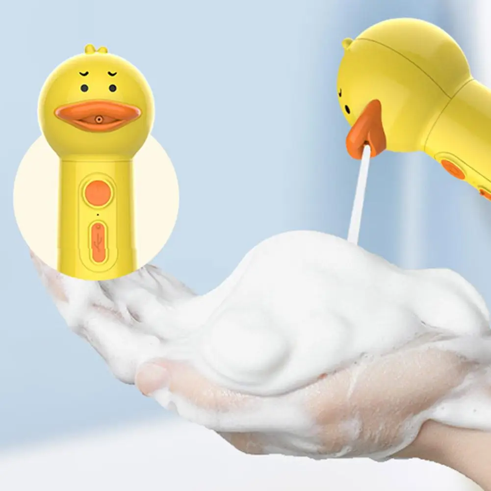 Automatic Yellow Duck Electric Foam Machine Soap Dispenser Cat Dog Cat & Dog Cleaning Bathing Liquid Soap Shampoo Shower pet foam dispenser