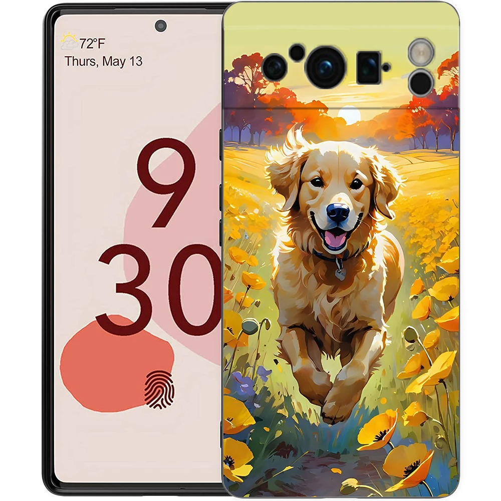 Dog Paw Design Soft Black TPU Phone Case