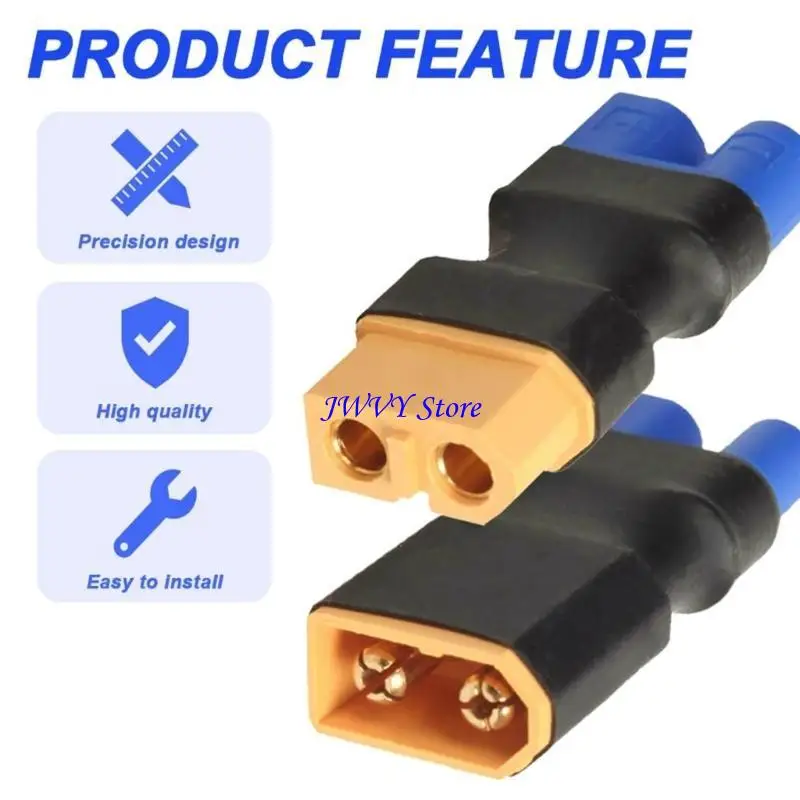 573A 6 Einheiten EC5 auf XT60 Konvertierungsadapterstecker für elektronische Geschwindigkeitsregler – Detail 7