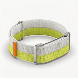 Ultra - Slim Metal Protective Case with Breathable Nylon Strap - Quick Release Replacement Band - Google Fitbit Air (A6)