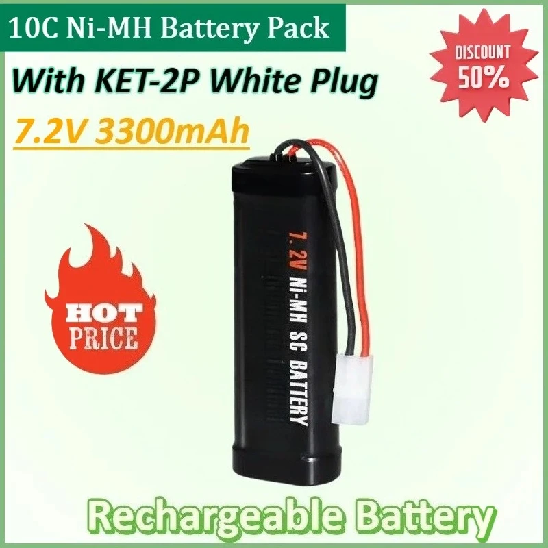 Piles Rechargeables AA 7.2V 3300mAh Batterie Rechargeable De La Piles Rechargeables AA 7.2V 3300mAh Batterie Rechargeable De La