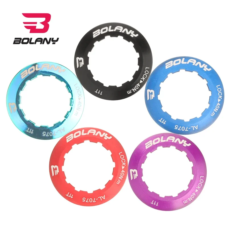 Bolany Aluminum Alloy 11T Multicolor Cassette Cover Bicycle Cycling Fixing Bolt Screw Freewheel Cover Bicycle Parts bicycle parts