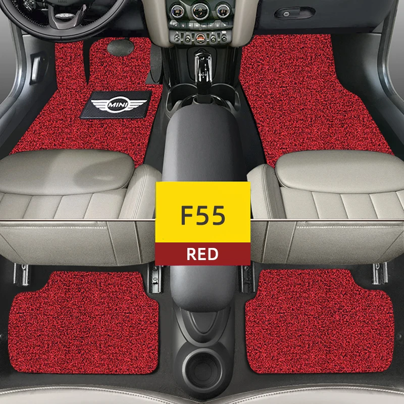  Tapis De Sol Auto Tapis Voiture Tapis Voiture Personnalisés  Couvre Tapis Sol pour Mini R50 R52 R53 pour Cooper R54 R55 R56 R57 R58 R51  pour Countryman pour Roadster pour