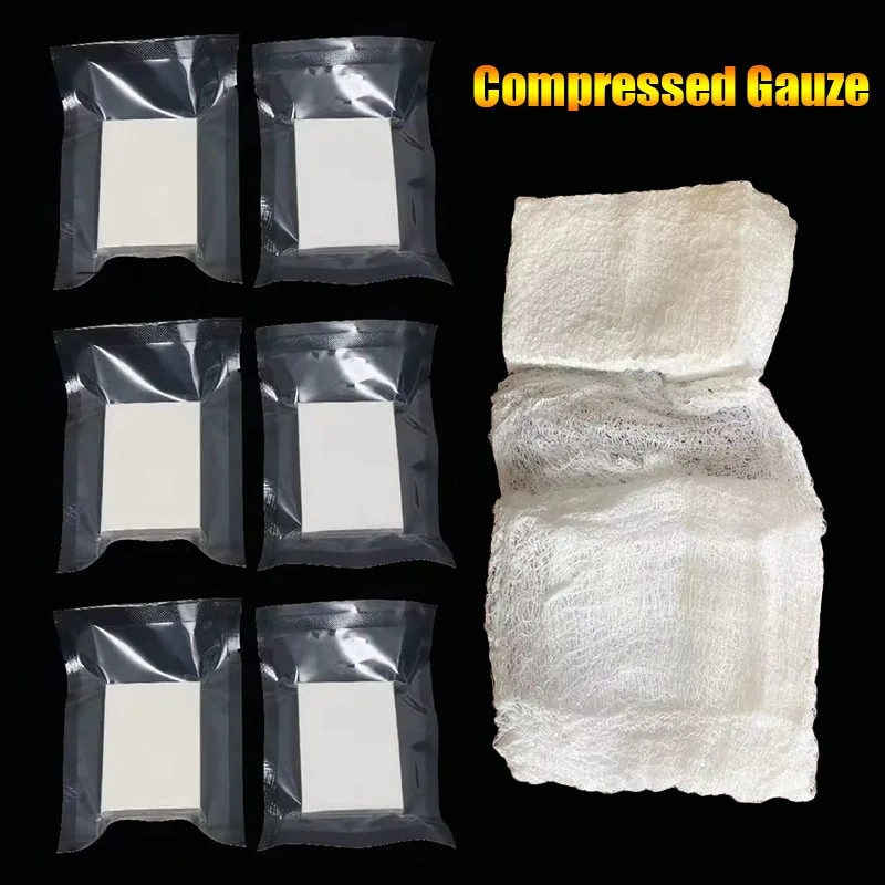 

First Aid Compressed Gauze,Emergency Medical Dressing,Hemostatic Control Bandage Vacuum Packaging Stop The Bleed Kit