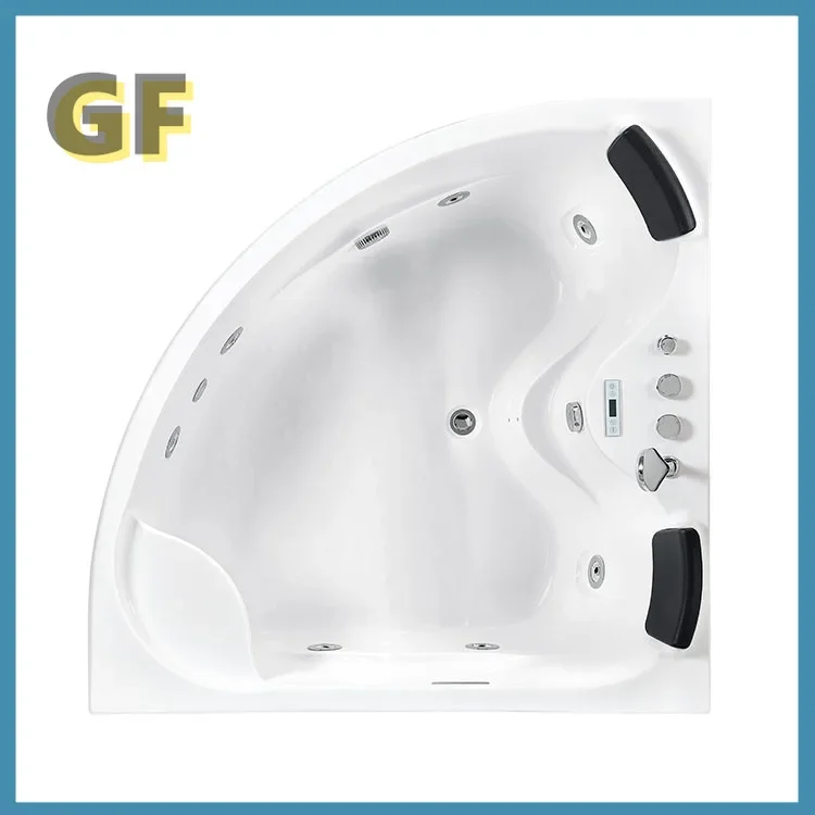 Radio/CD function indoor small corner jacuzzi spa jacuzzi 6
