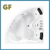 Radio/CD function indoor small corner jacuzzi spa jacuzzi 6