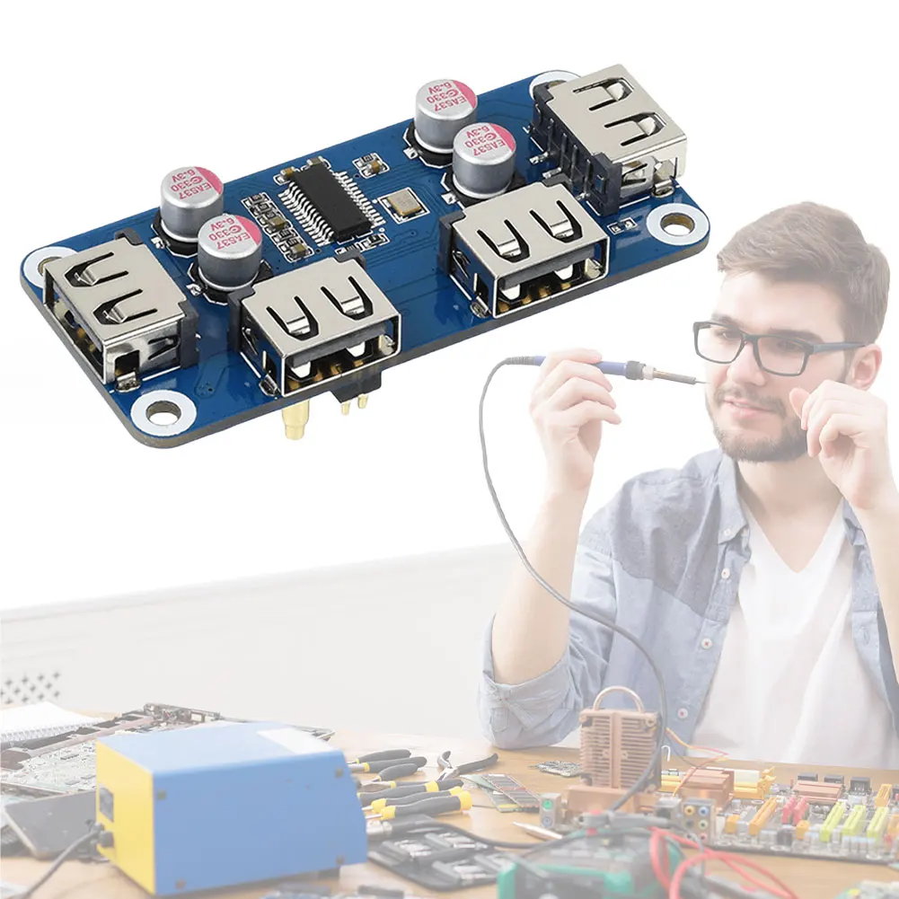 USB  Ȯ HAT Ÿ ŰƮ,   ø 4B, 3B +, 3A +, 2B , USB 2.0, 1.1  ȣȯ, 4USB Ʈ