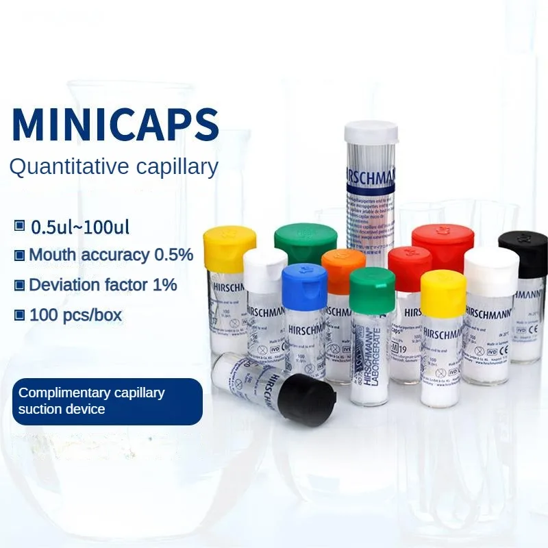 LaboratoryHIRSCHMANNMicrocapillaryTubeSpotQuantificationGlass