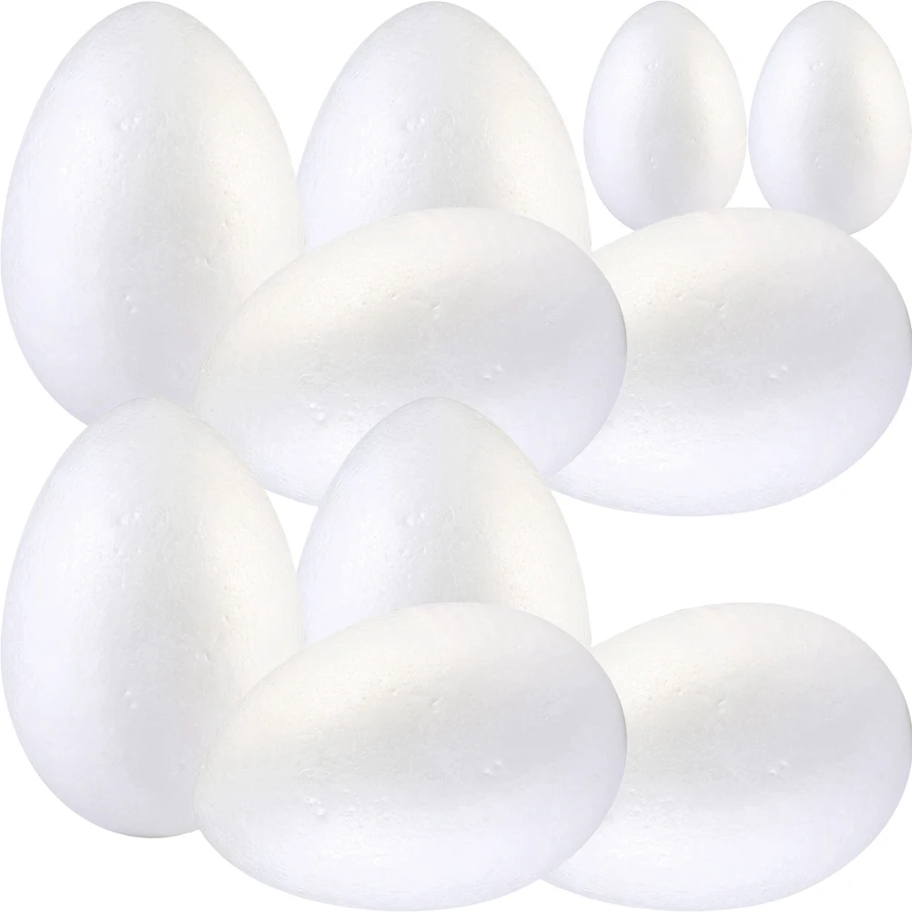 Uova In Polistirolo Per Pasqua E Lavoretti – 4 Misure Da 14 A 20 Cm, Leggere E Facili Da Decorare