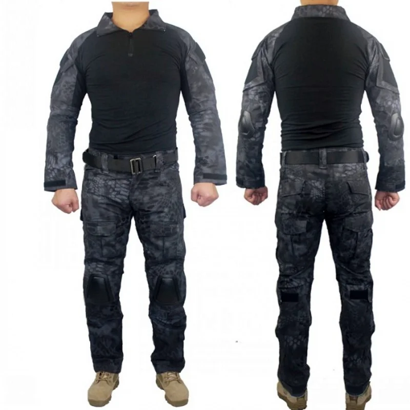 

Kryptek Typhon Camouflage G2 Uniform Tactical BDU Camo Men Airsoft Sniper Training Hunting Clothes Combat Shirt Pants Suit
