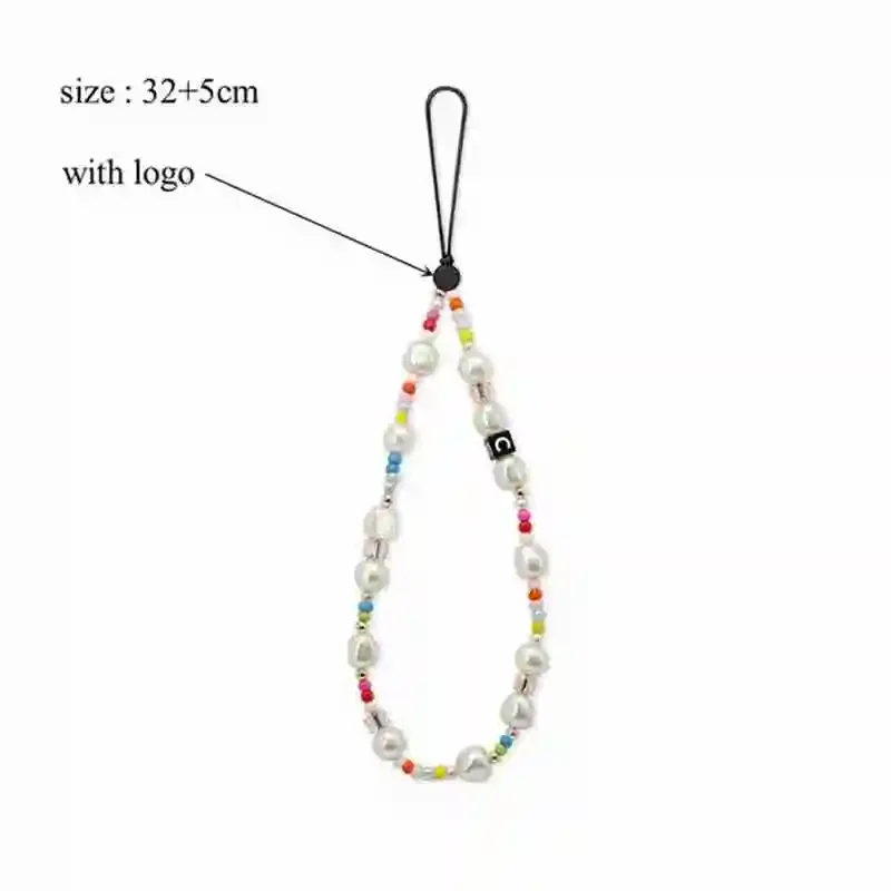 Freenbecky Same Mobile Phone Chain Star Rainbow/Acrylic Interaction/Colorful Pearl Chain Cute Mobile Phone Lanyard Freen Becky