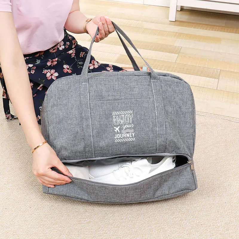 Fashion Folding Travel Bag Unisex Oxford Travel Weekend Overnight Bags Large Capacity Hand Luggage Tote Duffel travel bags duffel bag