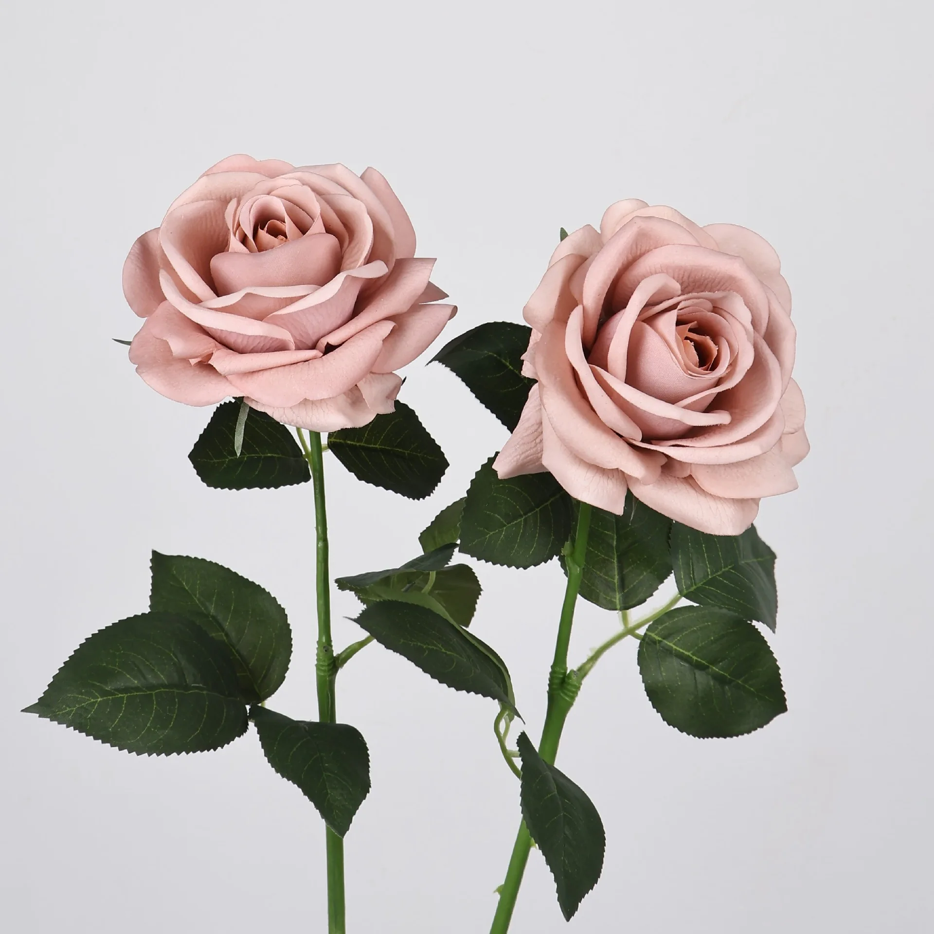 Elegant 26-Inch Real Touch Artificial Rose Floral Arrangement for Home Decor and Photography Props