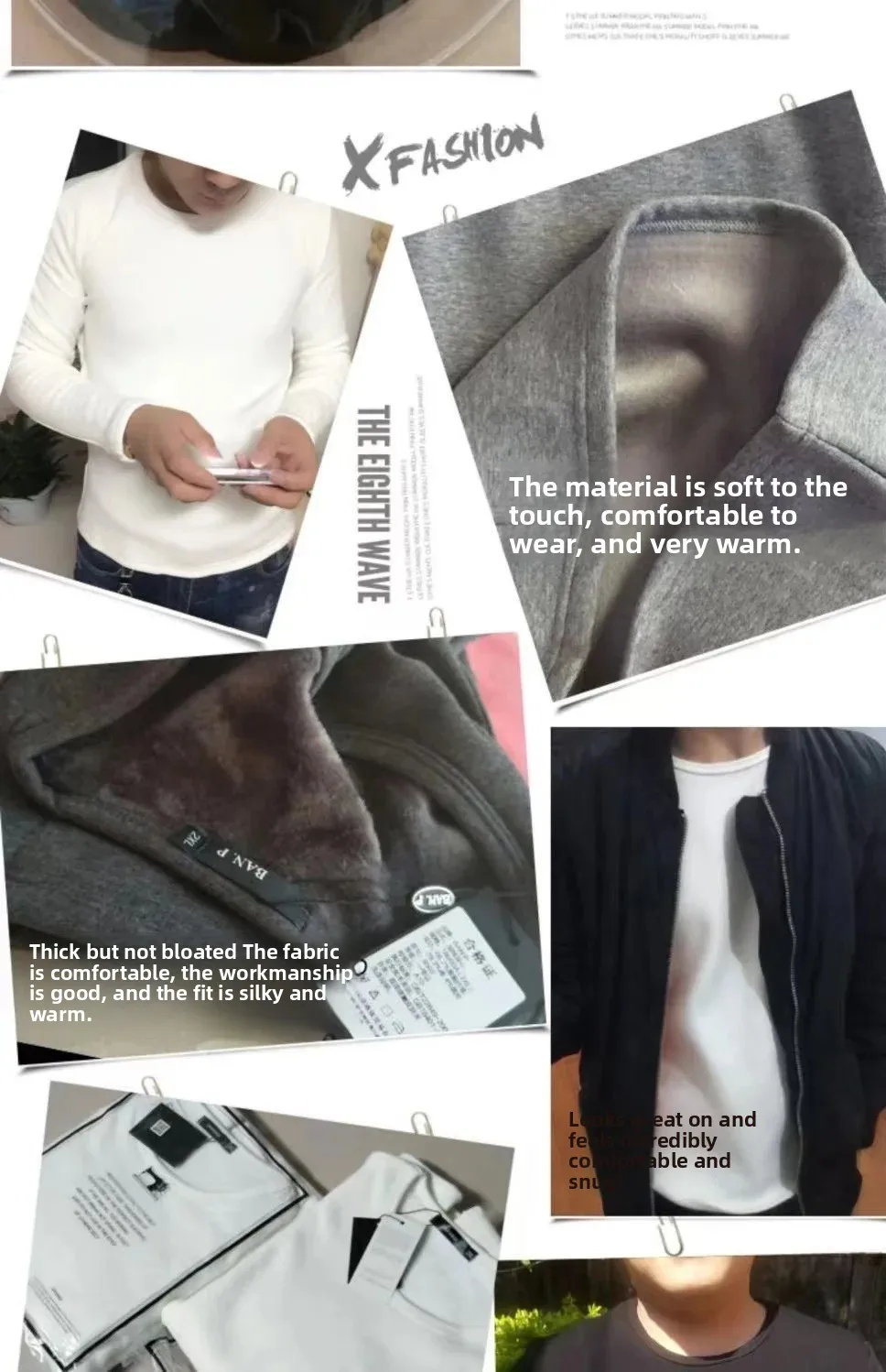 Thickened Fleece Base Shirt Care Instructions