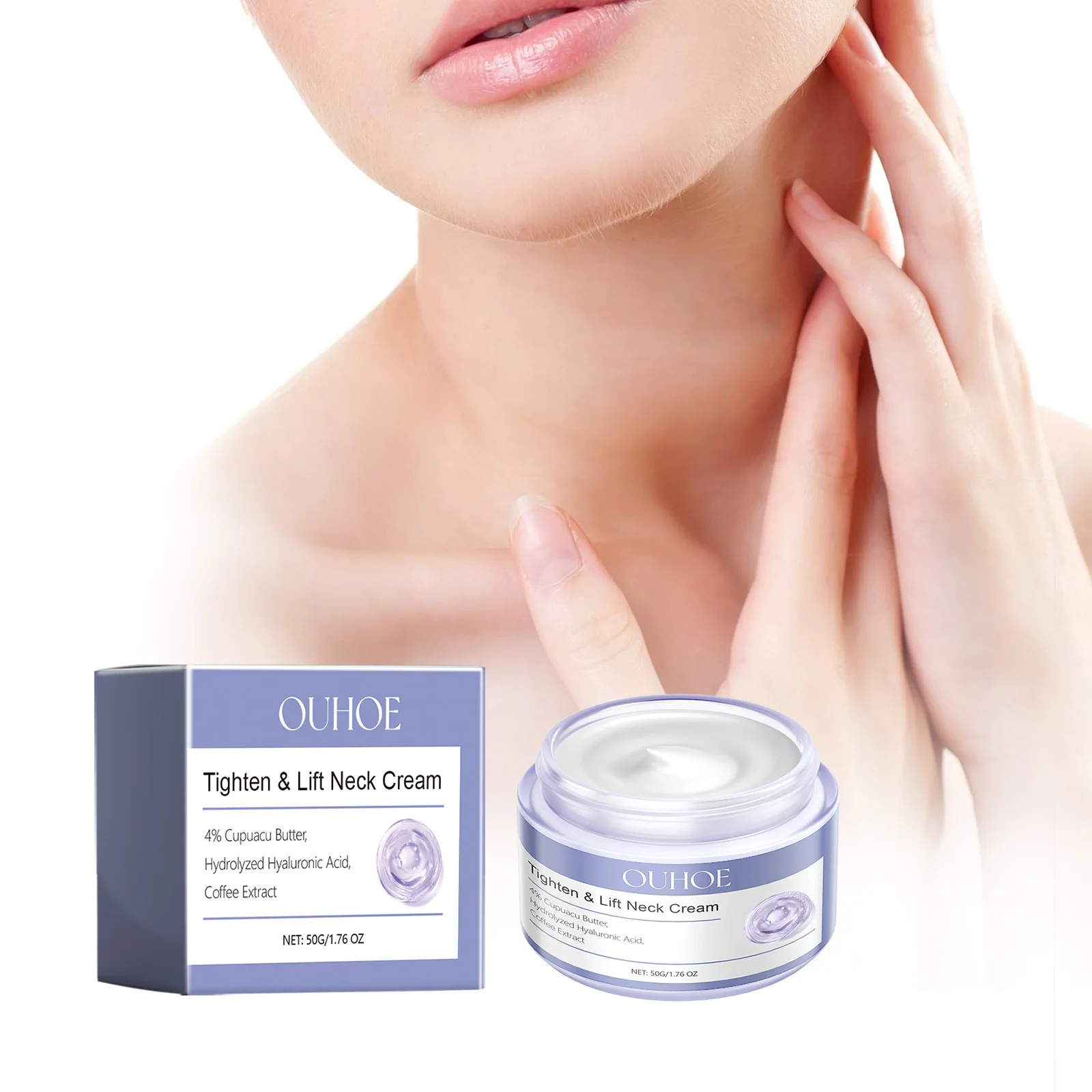 Neck Tightening Cream - Nourishing Anti-Aging Moisturizer for Elasticity and Brightness