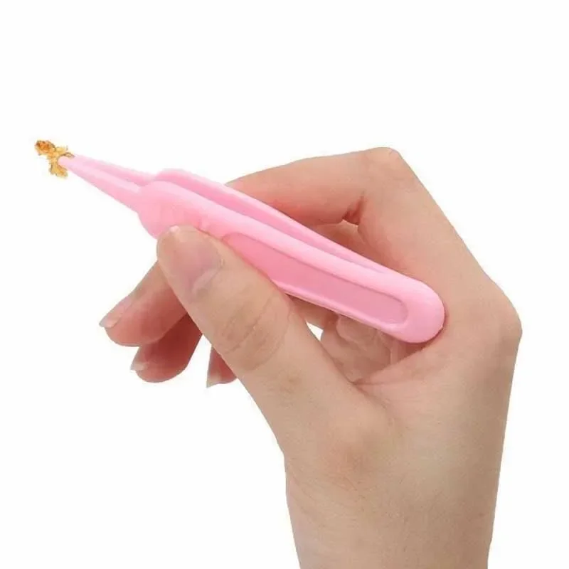 Baby Plastic Tweezers Nose Cleaner Tool Toddler Nasal Cavity Care Supplies Baby Essentials Kids Safety Tweezers Cleaning Forceps nose cleaning tweezers,nasal tweezer,cleaning tweezers,plastic tweezers