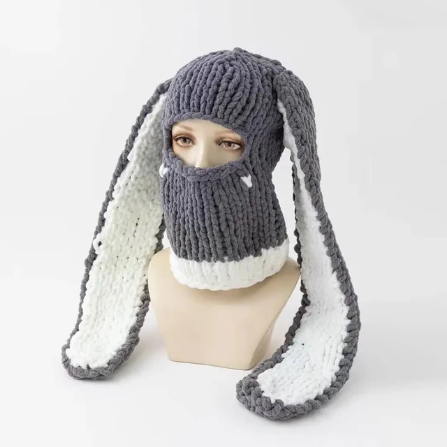 Knitted Fun Balaclava Mask Hat 27