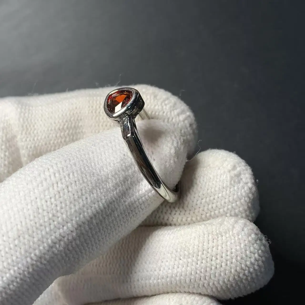 Natural Garnet Ring Oval Stone Female Handmade Rings Fine Jewelry for Women Gift Multicolor vintage style