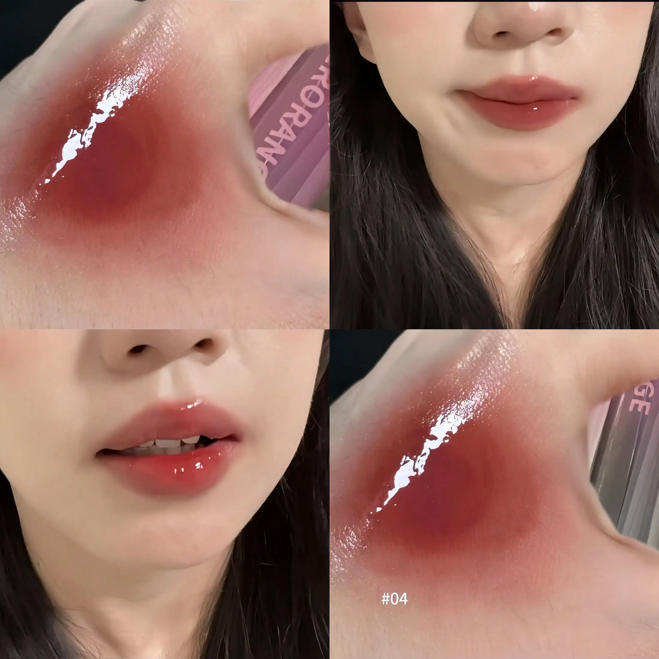 Herorange Pfirsich-Farbener Lipgloss, Feuchtigkeitsspendend, Glänzend, Langanhaltend, Nicht Abfärbend, Tägliches Party-Make-up, Geschenk für die Feiertage – Detail 6