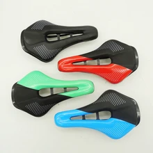  Mountain bike saddle road bike folding bicycle seat cushion hollow breathable double track saddle silicone filling front saddle 