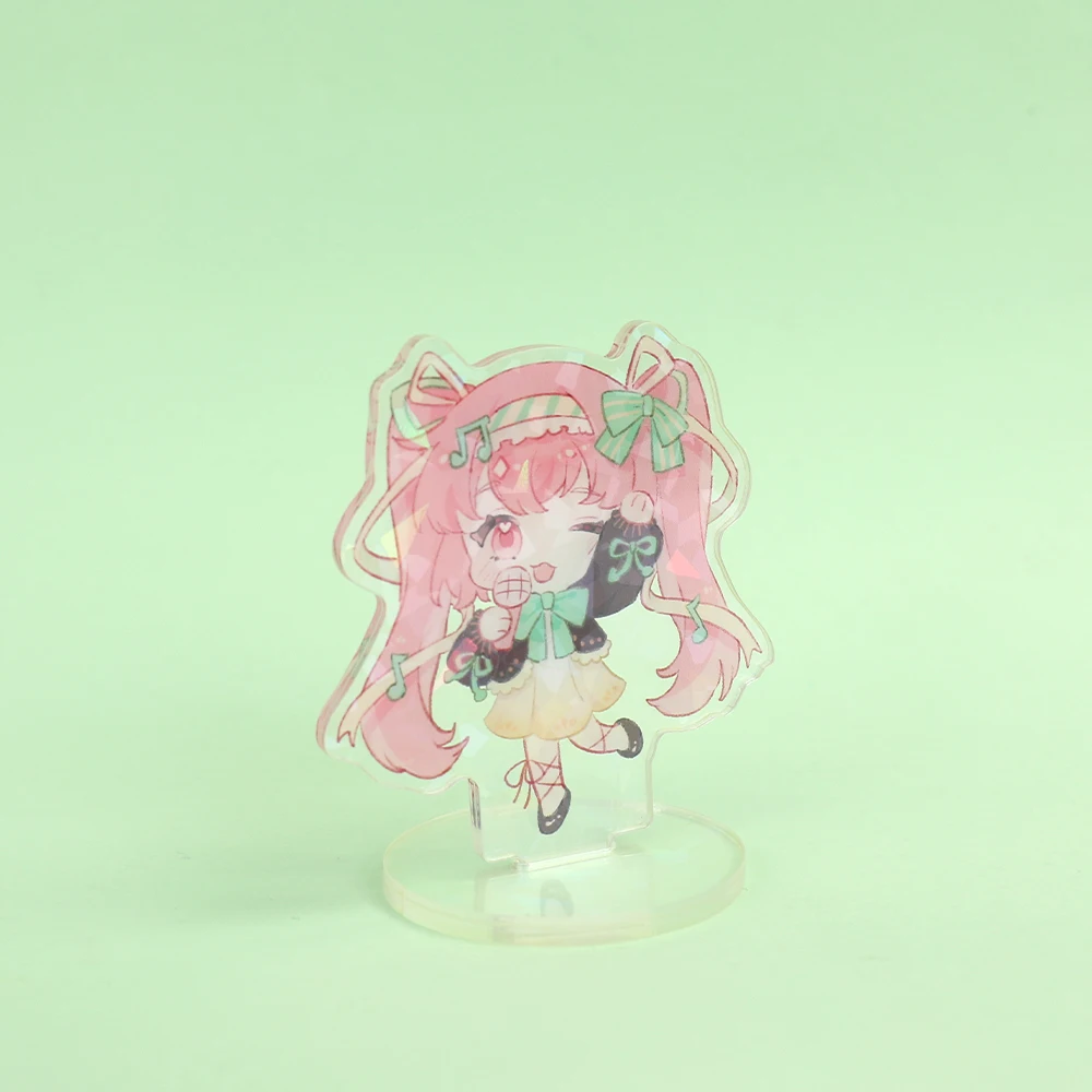 Personalized Anime Character Cartoon Acrylic Stand Custom Transparent Printing Souvenir Birthday Gift Pet Cat Dog Keychain
