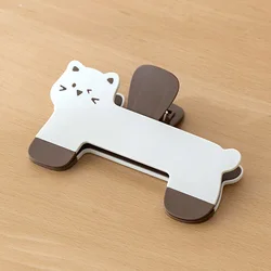 Cat - Shaped Cartoon Book Clip - Creative Design Bookmark and Page Holder (Coffee - Cat)