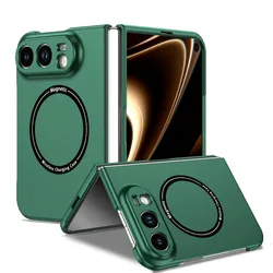 Ultra - Thin Magnetic Phone Case with Shockproof Protection and Magsafe Compatibility - iPhone Duo (Green)