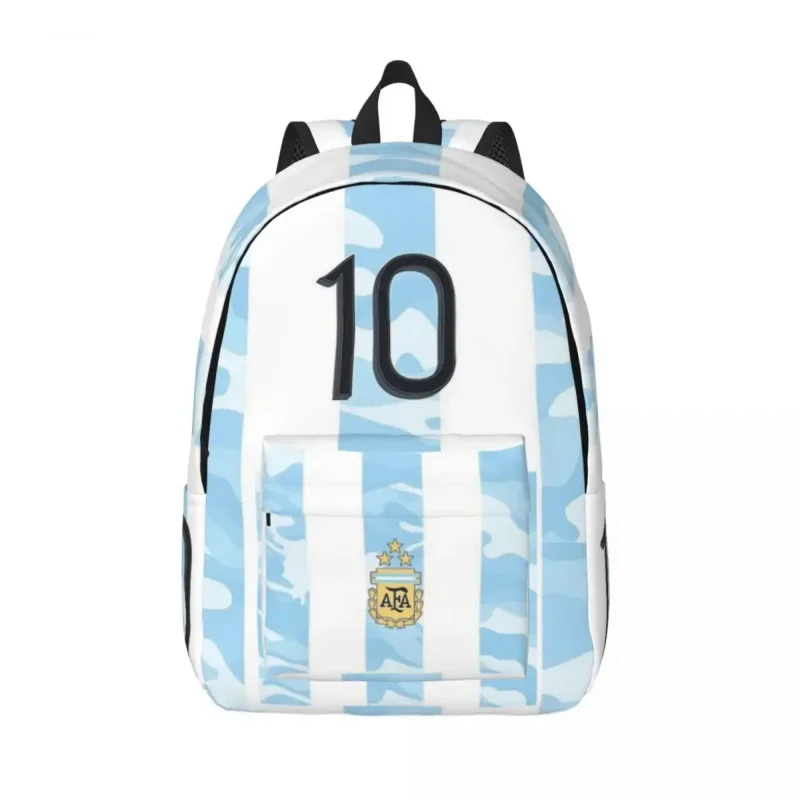 10 Argentina Soccer Champi On Backpack for Boy Girl Kids Student School Bookbag Daypack Kindergarten Primary Bag Sports construction truck on gray backpack for boy girl kids student school book bags daypack preschool primary bag outdoor