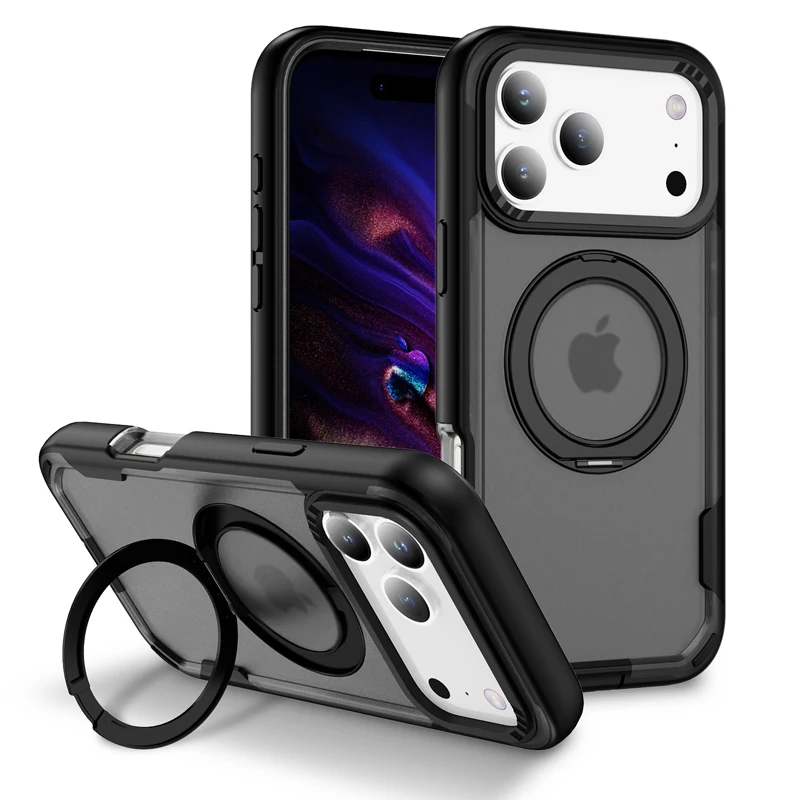Shockproof Heavy Duty Armor Phone Case with Metal Brackets