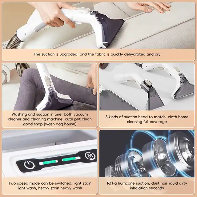 Mop Pulizia Pavimenti Compatto - Cambio Automatico Panno, Impugnatura Push-Pull, Design Salvaspazio - Foto 5