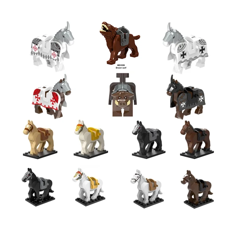 

Single building blocks toys for children X0169 X0317 XP1011-1016 XP1007-1010 XH1580-1583 Horse