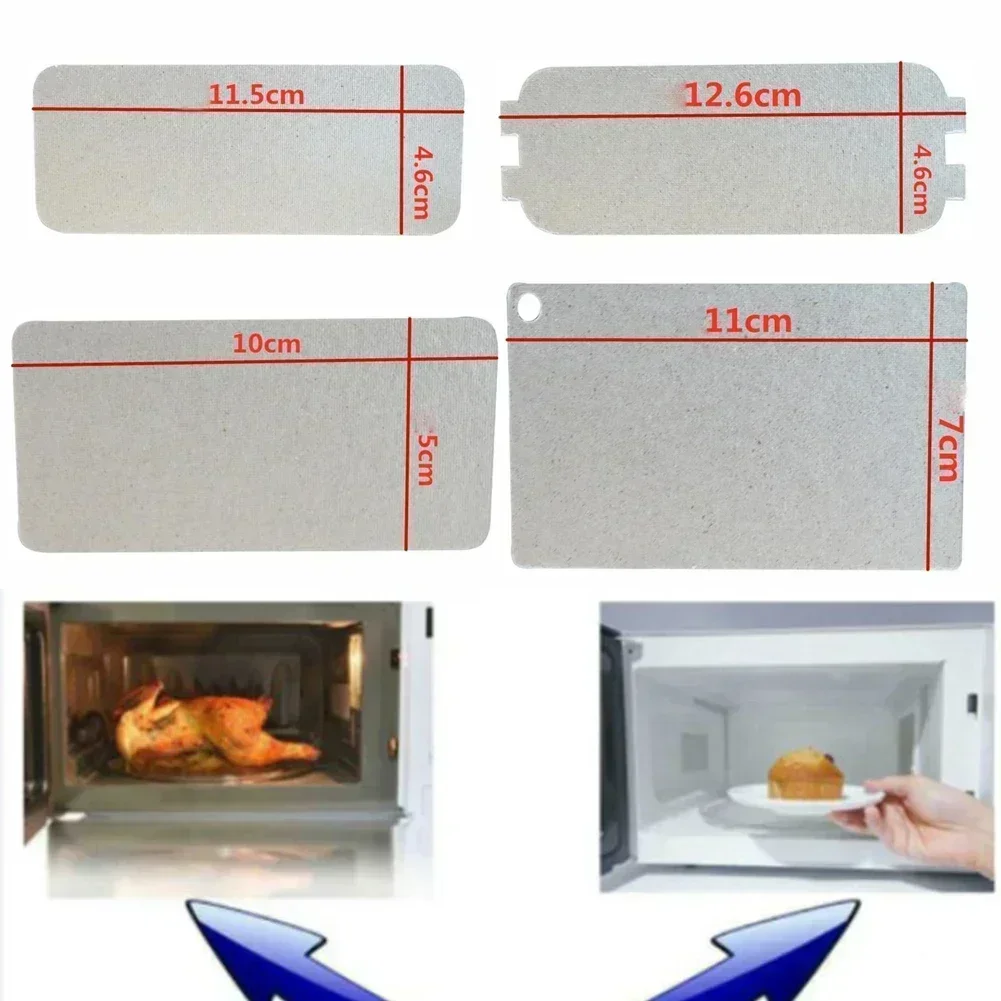 1x Microwave Oven Mica Plate Sheet For Microwave Wave Guide Cover Sheet Plates Replacement Part Insulating Tool Accessories 2