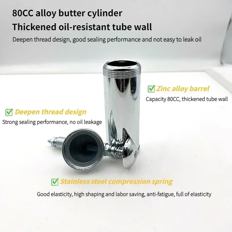 80cc Capacity 1000PSI Output Pressure Oiler Mini Grease Gun Hand Tools Machine Handheld High Pressure Oiler