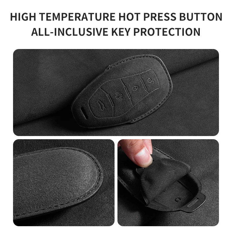 Car Key Case Cover for Hongqi HS5 H5 H9 HS7 H7 L5 HS3 L9 Classic Protection