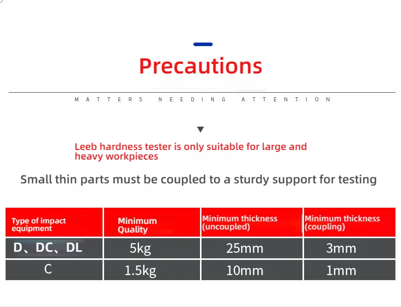 LS253D Portable Leeb Hardness Tester with 4 Probes 7 Scales Compatible High Prec