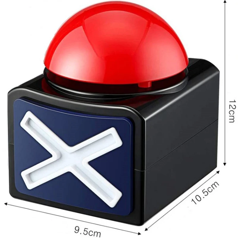 Game Answer Buzzer Alarm Button With Sound Light Trivia Quiz