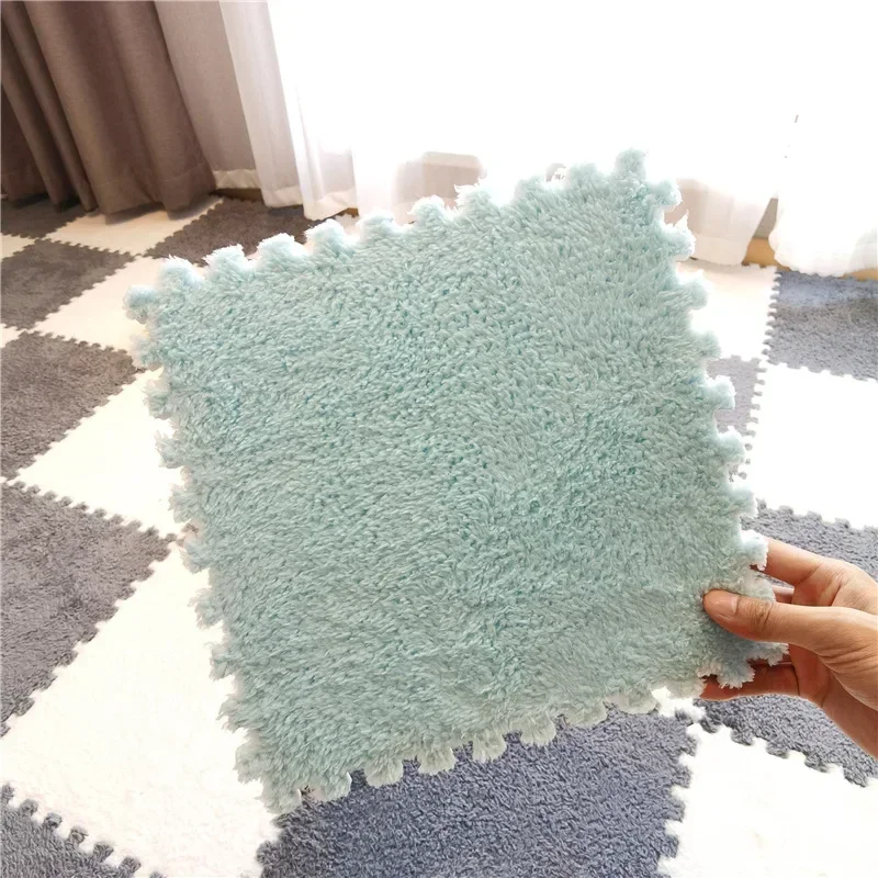 Tappetino Antiurto per Neonati Tappetino Puzzle Soggiorno Camera da Letto Peluche Tappetino Peluche - Foto 20 di 20