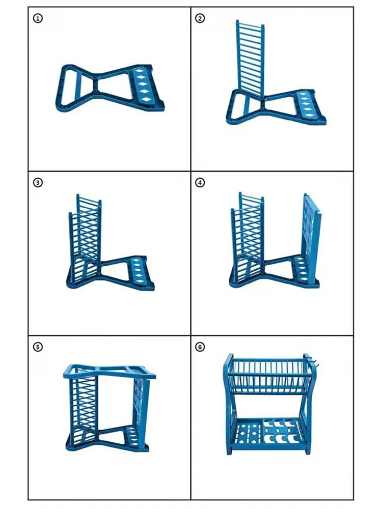 Storage Rack, Drain Rack, Bowl Rack, Kitchen Storage Rack, Double-Layer Dish Rack Storage Dish Drainer Dish Dryer Organizer Shel